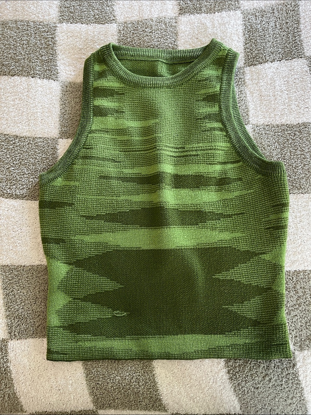 High neck tank top